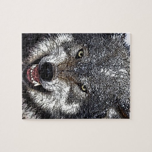Wild Wolf Legpuzzel (Horizontaal)