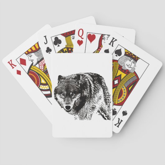Wild Wolf Pokerkaarten (Achterkant)