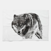 Wild Wolf Theedoek (Horizontaal)