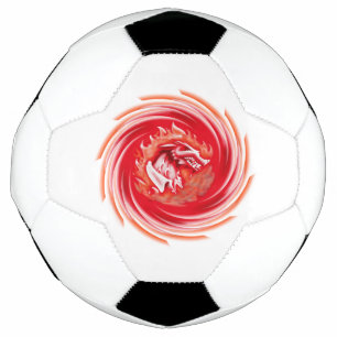 Wild Wolf Whirling balle de football blanc