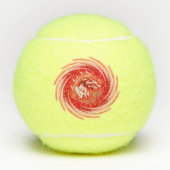 Wild Wolf Whirling Penn balles de tennis (Devant)