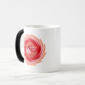 Wild Wolf Whirling White morphing mok (Voorkant links)