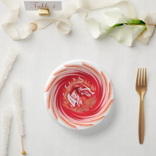 Wild Wolf Whirling wit papier kommen (Huwelijk)