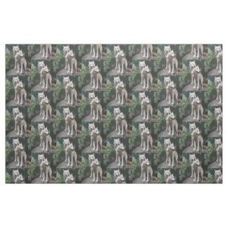 Wild Wolves Fabric Stof