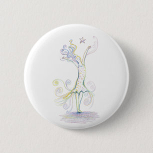 Wild Woman Ronde Button 5,7 Cm