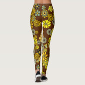 Wild Wonder leggings de fleurs, leggings funky (Dos)