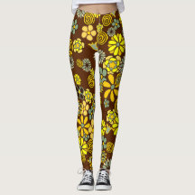 Wild Wonder leggings de fleurs, leggings funky