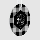 Wild Wonderful Christmas Black Buffalo Plaid ID604 (devant)
