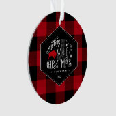 Wild Wonderful Christmas Red Buffalo Plaid ID604 (devant)
