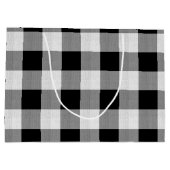 Wild Wonderful Kerstmis Black Buffalo Pset ID604 Groot Cadeauzakje (Achterkant)