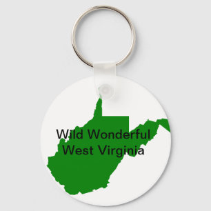 Wild Wonderful West Virginia Sleutelhanger