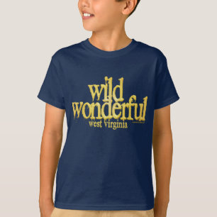 Wild Wonderful West Virginia-Yellow T-shirt
