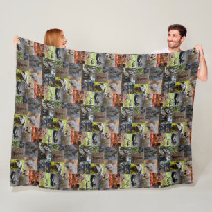 Wild Wonders: fascinerende Australische fotocollag Fleece Deken