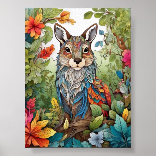 Wild Wonders : Harmony in Nature Coloring Poster (Devant)