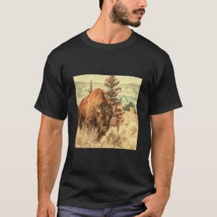 Wild Woodland Bison T-shirt