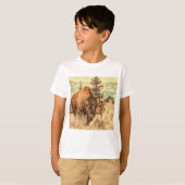 Wild Woodland Bison T-shirt (Voorkant volledig)
