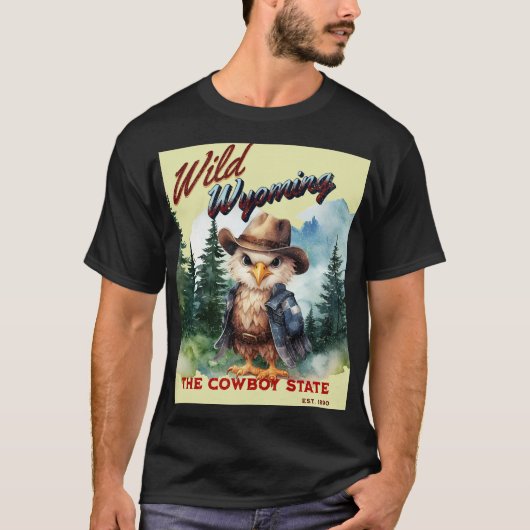 Wild Wyoming T-shirt (Voorkant)