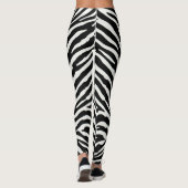 Wild Zebra Pattern Leggings (Achterkant)