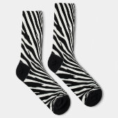 Wild Zebra Pattern Sokken (Rechts)
