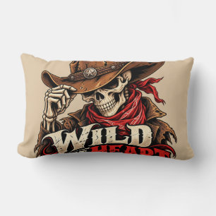 Wild-Ziel-Skelet-Cowboy-Western-Design Kussen