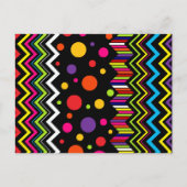 Wild Zig-Zags Briefkaart (Voorkant)