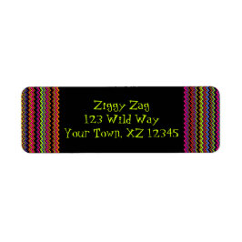 Wild Zig-Zags Etiket