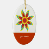 Wild zonnebloem custom ornament (Rechts)