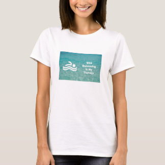 Wild Zwemmen Is Mijn Therapie Kunst T-shirt