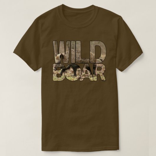 Wild Zwijn Jager  T-shirt (Design voorkant)