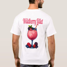 Wildberry Lillet T-shirt - Elegant Fruit Cocktail