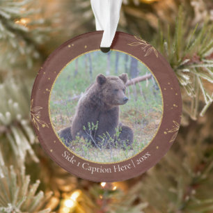 Wildbiofotogedenken, gedateerd ornament