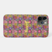 Wildbloem Groene Floral, speciaal aangepast Case-Mate iPhone Case (Achterkant (horizontaal))