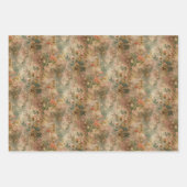 Wildbloem , ouderwets geschenk papier Bloemen Inpakpapier Vel (Voorkant 3)
