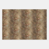 Wildbloem , ouderwets geschenk papier Bloemen Inpakpapier Vel (Voorkant)