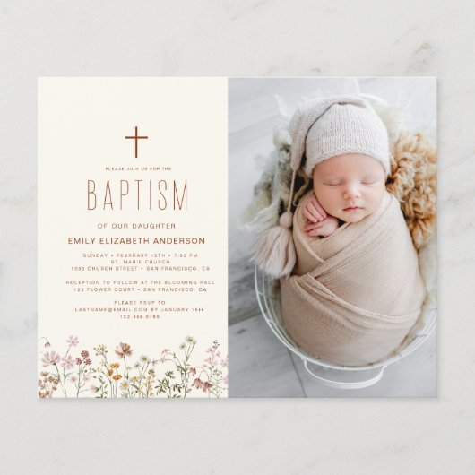 Wildbloemdooptuin in bloei (Voorkant)