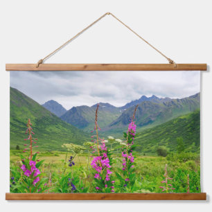 Wildbloemen Alaskan Valley Hangend Wandkleed