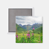 Wildbloemen Alaskan Valley Magneet (Voorkant / Achterkant)