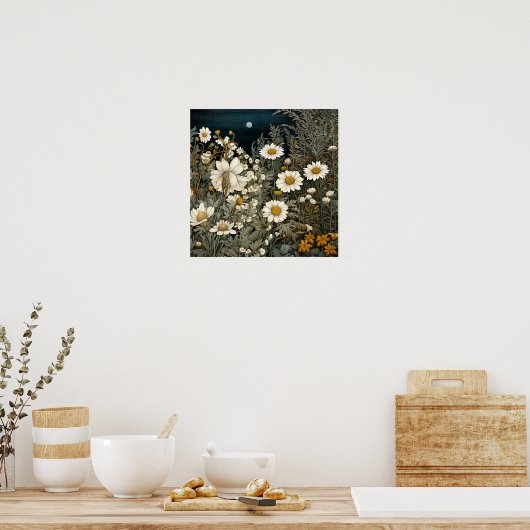 Wildbloemen Art Print (Keuken)