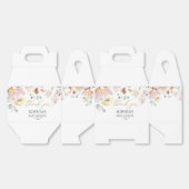 Wildbloemen Baby shower Bedankdoosjes (Ongevouwen)