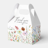 Wildbloemen Baby shower Bedankdoosjes (Voorkant Zijde)