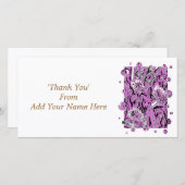 WILDBLOEMEN BEDANKKAART (Voorkant / Achterkant)