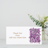 WILDBLOEMEN BEDANKKAART (Staand voorkant)