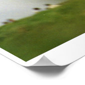 Wildbloemen bij de Cliffs of Moher, Ierland Poster (Hoek)