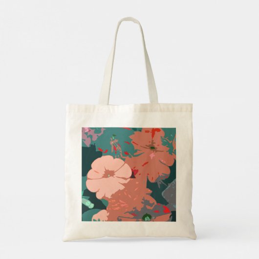 Wildbloemen Bloemen Bruiloften bruidsmeisje Gift F Tote Bag (Achterkant)