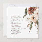 Wildbloemen Boho Bridal Brunch uitnodiging (Voorkant)