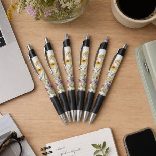 Wildbloemen Botanische Bloem Zonneschijn Kantoor Pen