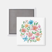 Wildbloemen Briefkaart Magneet (Voorkant / Achterkant)