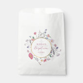 Wildbloemen Cirkel Doop Bedankzakje (Voorkant)