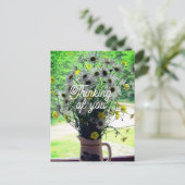 Wildbloemen Denk aan jou Briefkaart (Staand voorkant)