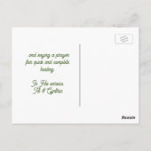 Wildbloemen Denk aan jou Briefkaart (Achterkant)